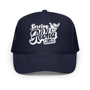 Serving Aloha Foam Trucker Hat - Image 2
