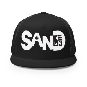 Sand Flat Bill Trucker Cap