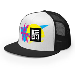 Miami Flat Bill Trucker Cap - Image 3