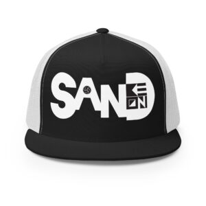 Sand Flat Bill Trucker Cap - Image 2