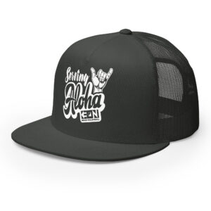 Serving Aloha Flat Bill Trucker Cap - Image 11