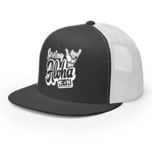 Serving Aloha Flat Bill Trucker Cap - Image 12