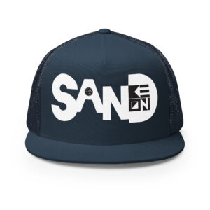 Sand Flat Bill Trucker Cap - Image 5