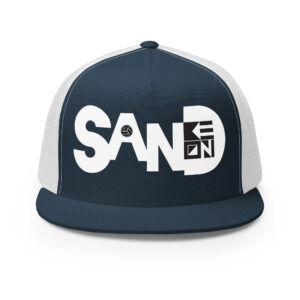 Sand Flat Bill Trucker Cap - Image 7