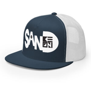 Sand Flat Bill Trucker Cap - Image 8