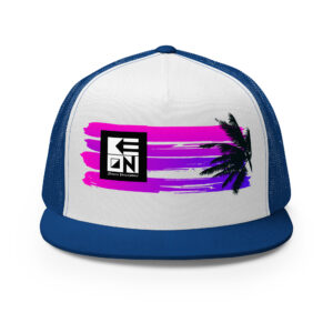 Waikiki Flat Bill Trucker Cap - Image 6
