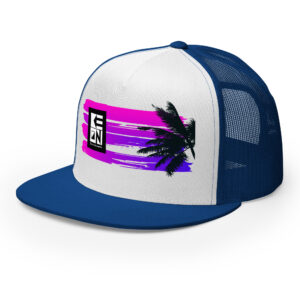 Waikiki Flat Bill Trucker Cap - Image 7