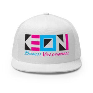 Logo Flat Bill Trucker Cap - Image 4