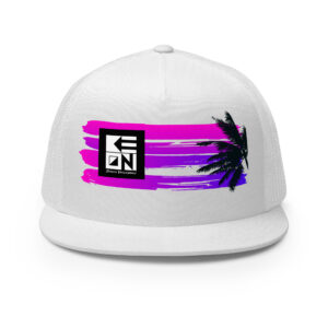 Waikiki Flat Bill Trucker Cap - Image 4
