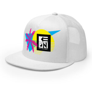Miami Flat Bill Trucker Cap - Image 5