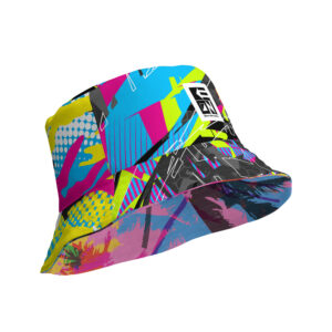 Fractured Palms Reversible Bucket Hat