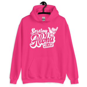 Serving Aloha Unisex Heavy Hoodie - Image 5