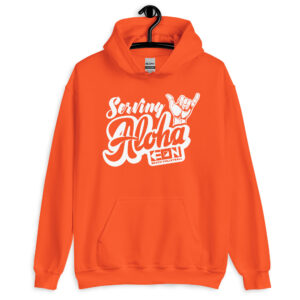 Serving Aloha Unisex Heavy Hoodie - Image 6