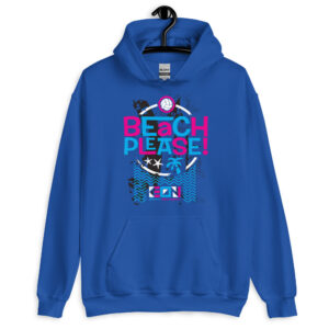 Beach Please Unisex Heavy Hoodie - Image 2
