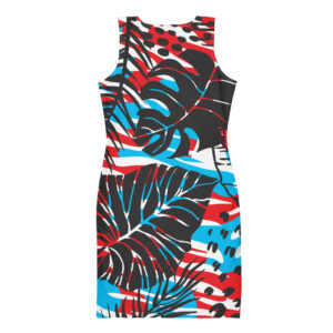 Palms Red Aloha Dress - Image 3