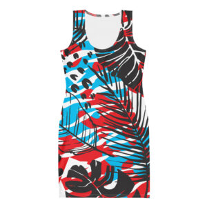 Palms Red Body Dress