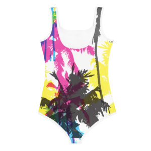 Pali Palms Young Girls Swimsuit - Image 4