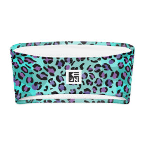 Leopard Bandeau Bikini Top - Image 3