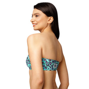 Leopard Bandeau Bikini Top - Image 5