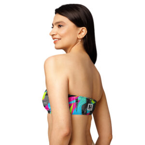 Fractured Bandeau Bikini Top - Image 4