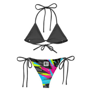 Fractured Two Piece String Bikini - Image 3