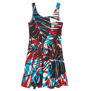 Palms Red Sun Dress - Image 3