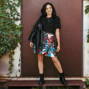 Palms Red Island Skirt - Image 4