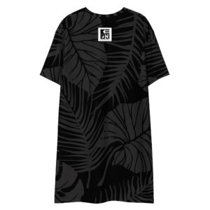 Black Palms Tee Dress - Image 3