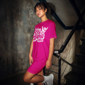 Serving Aloha Tee Dress - Image 4