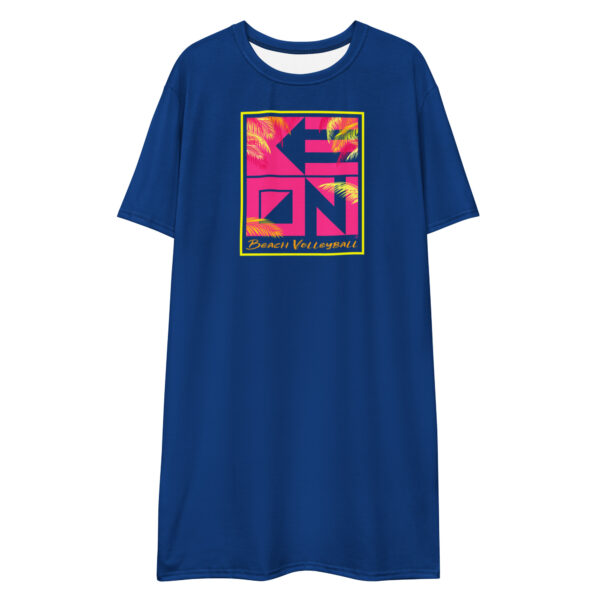 Pink Palms Tee Dress