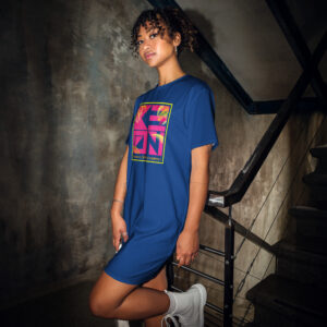 Pink Palms Tee Dress - Image 4