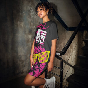 Pink Pineapple Tee Dress - Image 4