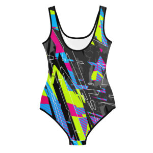 Fractured Junior Girls Swimsuit - Image 4
