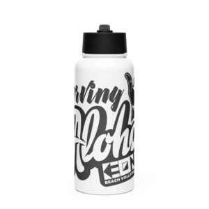 Serving Aloha Stainless Steel Water Bottle