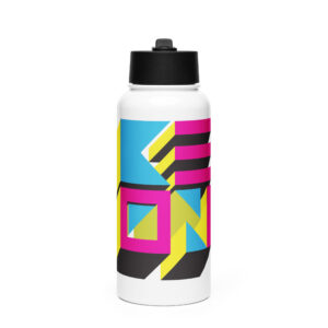 3D Stainless Steel Water Bottle