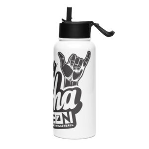 Serving Aloha Stainless Steel Water Bottle - Image 3