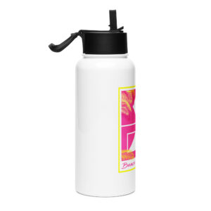 Pink Palms Stainless Steel Water Bottle - Image 5