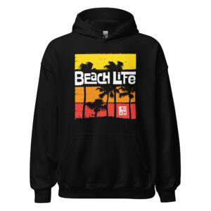 Beach Life Unisex Heavy Hoodie - Image 3