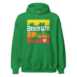 Beach Life Unisex Heavy Hoodie - Image 2