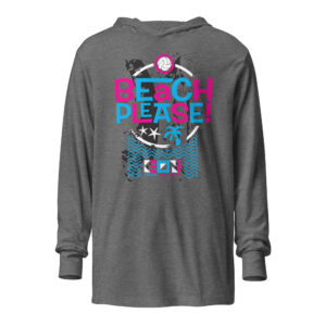 Beach Please Lightweight Hoodie - Image 3
