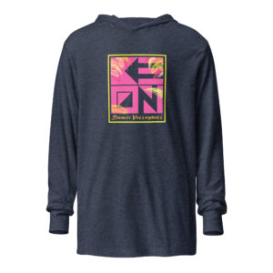 Pink Palms Lightweight Hoodie - Image 2