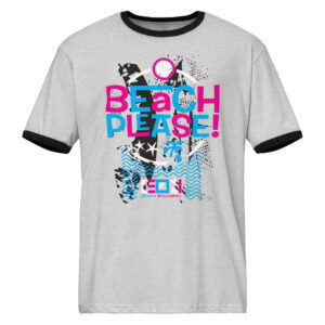 Beach Please Ringer Tee