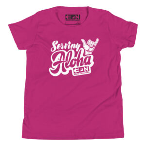 Serving Aloha Youth Tee - Image 4
