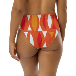 Kawaiian White Eco High-Waisted Bikini Bottom - Image 5