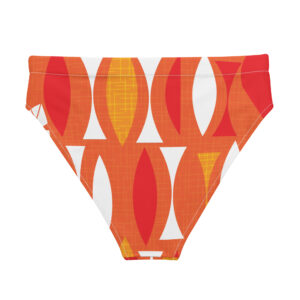 Kawaiian White Eco High-Waisted Bikini Bottom - Image 4
