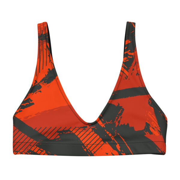 Red Grunge Sports Top