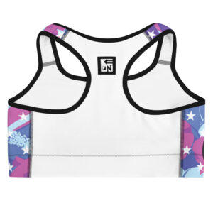 Serving Aloha Purple Sports Bra - Image 3