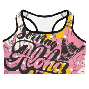 Serving Aloha Pink Sports Bra