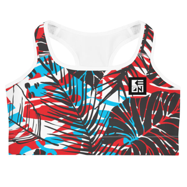 Palms Red Sports Bra