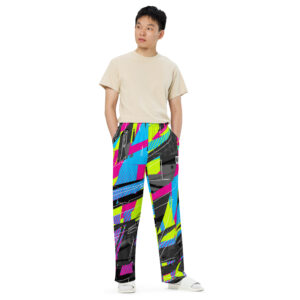 Fractured wide-leg pants - Image 4